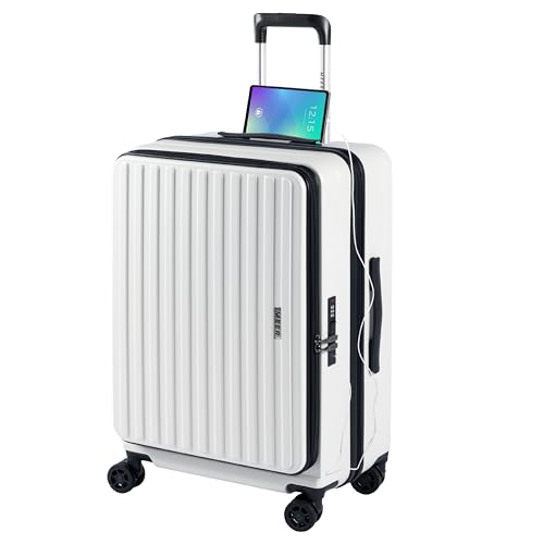 スーツケース フロントオープン機内持ち込み 360度回転」の人気商品